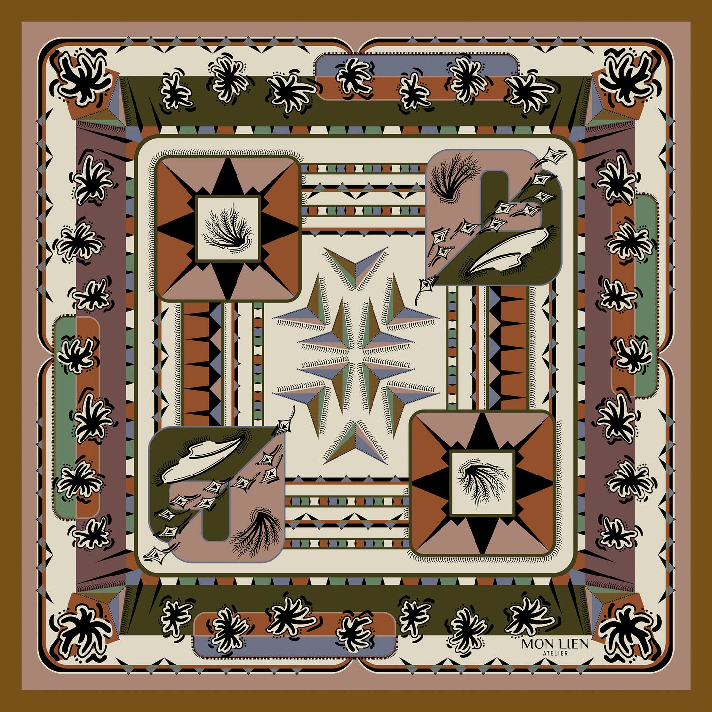 pochette uomo in pura seta stile ricercato dalla stampa creativa