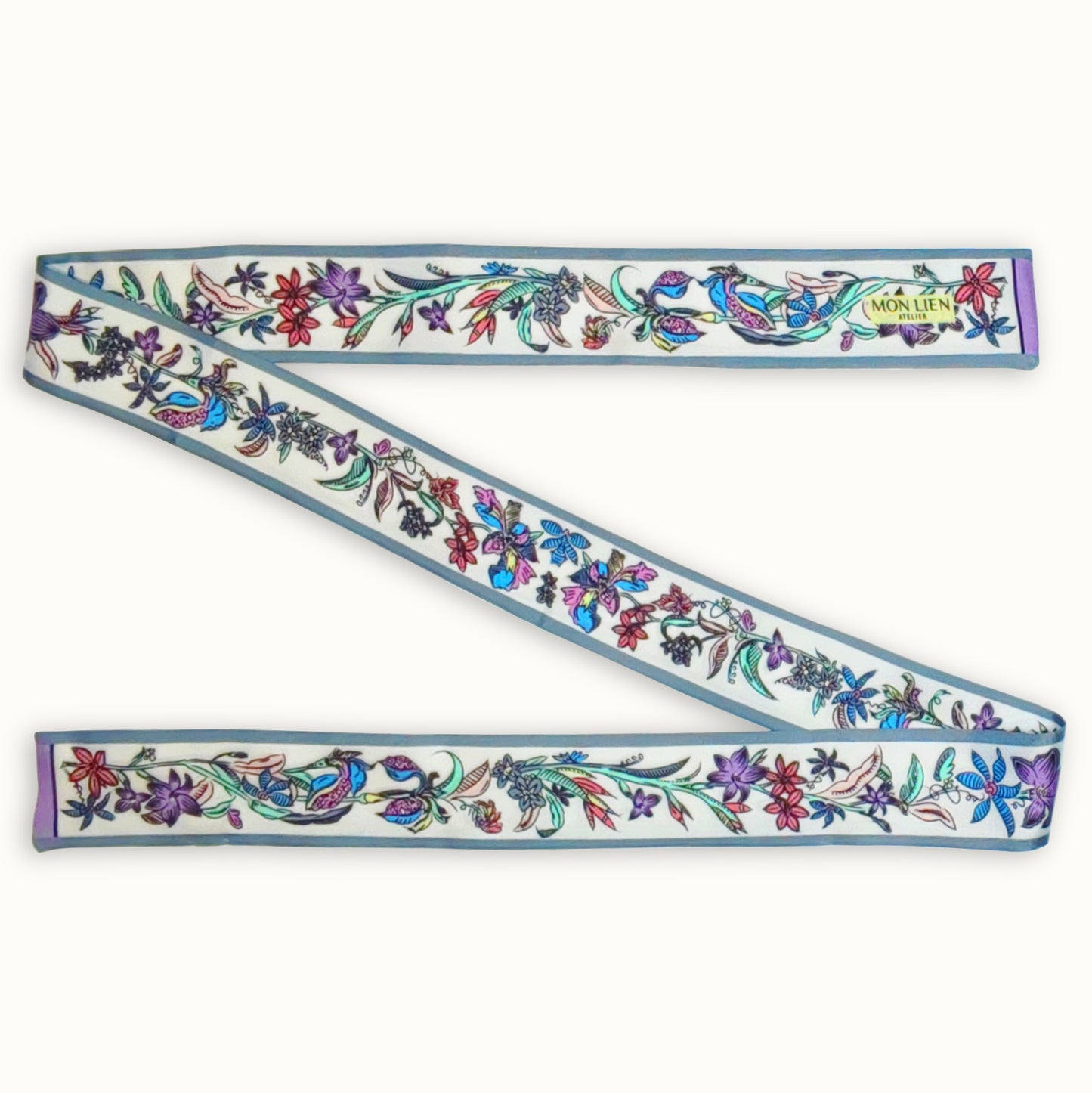 Ceinture de soie | Le rêve floral | multicolore